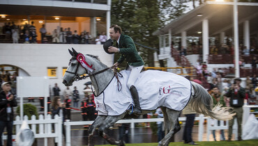 Greg Broderick takes the top honours in the CSIO5* Grand Prix of Gijon