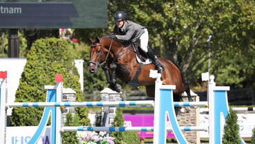 Shane Sweetnam and Chaqui Z gallop to victory in American Gold Cup qualifier