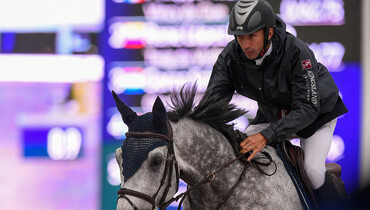 Dayro Arroyave on top in Saturday’s biggest class at Hubside Jumping