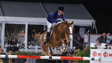 Luciana Diniz and Fit For Fun win Saturday’s Grand Prix qualifier at Waregem Horse Week