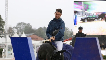 Steve Guerdat and Alamo win the CSI5* Grand Prix at Waregem Horse Week