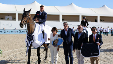 Grand Prix victory for Piergiorgio Bucci at Hubside Jumping