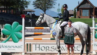 Tracy Fenney and MTM Apple are golden at Tryon Fall 3 with Horseware Ireland Welcome Stake victory