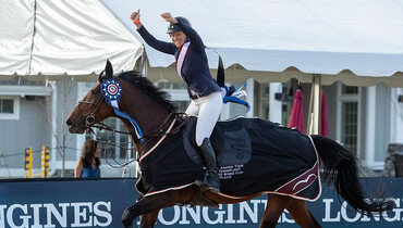 Beezie Madden wins Horseflight Speed Cup at Split Rock Jumping Tour's Longines FEI Jumping World Cup Columbus