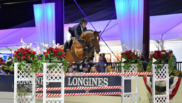 Mathis Schwentker and NKH Caruso blaze to victory at the Grand Prix qualifier Thursday night at Sacramento International