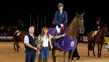 Fast track to victory for Harriet Nuttall at Horse of the Year Show