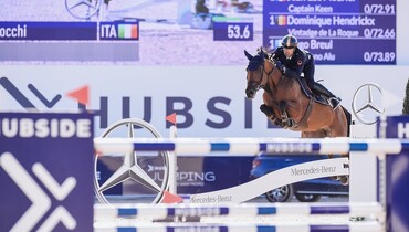 Emilio Bicocchi tops the Grand Prix qualifier at Hubside Jumping