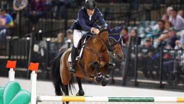 Conor Swail and GK Coco Chanel conquer Gary Sinise Foundation Jump for our Heroes Grand Prix