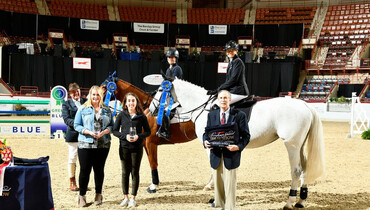 Ballard and Shulman tie for first in the Keystone Classic Speed Stake at Pennsylvania National Horse Show