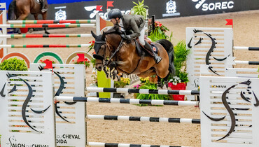 Simon Delestre wins Friday's feature class at CSI4*-W El Jadida