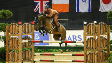 Darragh Kenny races to the top in $36,000 Free x Rein International Jumper Welcome Speed at National Horse Show