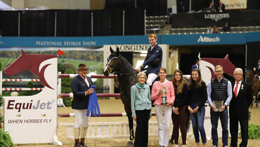 Daniel Coyle and CHS Krooze top rankings again in EquiJet Accumulator at National Horse Show