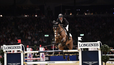 Anthony Condon wins the Champagne Taittinger Ivy Stakes at Olympia