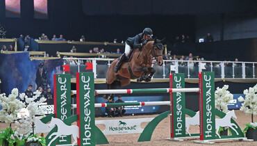 Guy Williams has cause for celebration at Liverpool International Horse Show