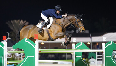 Erin Davis-Heineking swoops in for $137,000 Adequan® Grand Prix CSI3* victory