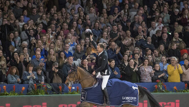 Magic moments from Marc Houtzager's World Cup win at Jumping Amsterdam