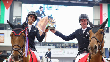 Mouda Zeyada and Shane Breen tie for the win in the CSI5*-W Sharjah Islamic Bank Challenge