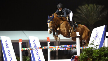 Victorious Valentine’s Day for Jessica Springsteen and Volage du Val Henry