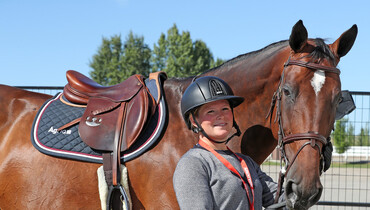 Stephanie Holmén: “Education, motivation and variation are the most important elements when working with young horses”