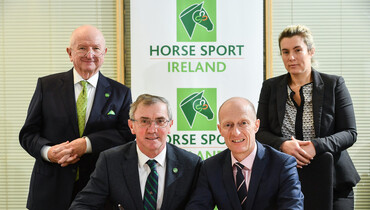 Irish showjumping manager Michael Blake: