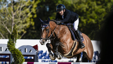 Marc Dilasser on a winning streak at Hubside Jumping