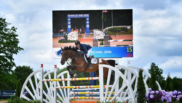Ryan Michael Genn and Dieta top the field in the CSI2* Grand Prix at Traverse City Spring Horse Show