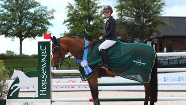Amanda Derbyshire and Luibanta BH leap to $37,000 Horseware Ireland Welcome Stake CSI2* win