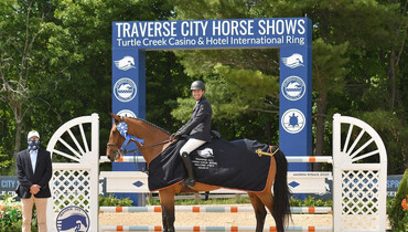 Jonathan Corrigan jumps Loughnavatta Indigo to second $36,600 Welcome Stake CSI2* victory in two weeks in Traverse City