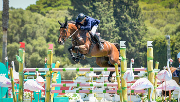 Henk van de Pol and Looyman Z to the top in the CSI2* Grand Prix in Vejer de la Frontera