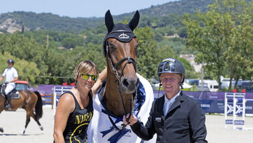 Sunday's CSI2* Grand Prix winners