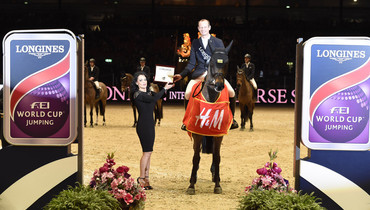 Marco Kutscher and Cornet's Cristallo shine brightly in Longines FEI World Cup at Olympia