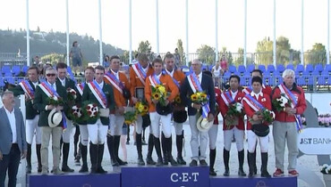 The Dutch team to the top in the CSIO3* 1.45m Nations Cup in Prague