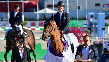 Laura Renwick and Dublin V with Friday’s biggest win at CSI3*-W Budapest