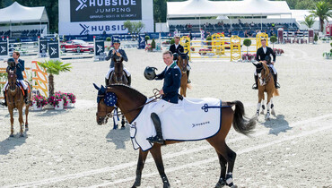 Ireland’s Denis Lynch faster than the French riders in the Hubside Fall Tour’s 5* Grand Prix