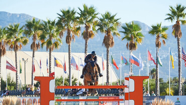 Home heroes Mariano Martinez Bastida and Cleartoon win the CSI2* Grand Prix presented by CHG at the Autumn MET