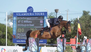 Guy Williams and Rouge de Ravel win Tuesday's CSI4* 1.50m in Vilamoura