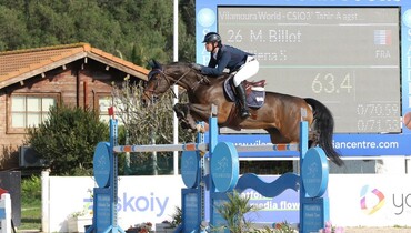 Mathieu Billot and Ilena S best in Wednesday's CSIO3* 1.45m in Vilamoura