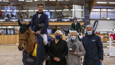 Steve Guerdat and Uranie De Belcour win Friday's CSI3* 1.50m at Riesenbeck International