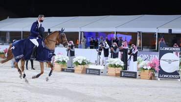 Daniel Deusser and Scuderia 1918 Tobago Z incredible in the Longines FEI Jumping World Cup Grand Prix in Riyadh