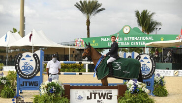 Darragh Kenny pilots Belo Horizonte to victory in $37,000 ﻿JTWG, Inc. 1.45m CSI4*