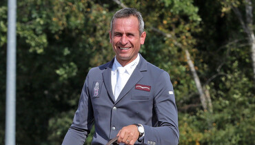 Julien Epaillard and Gracieux du Pachis fastest in the CSI4* 1.50m Prijs Quality Horses at Sentower Park