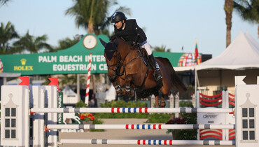 Quintana and Hemerald-Balia take opening class at the 2021 Winter Equestrian Festival
