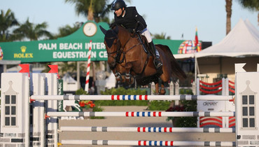 Quintana and Hemerald-Balia take opening class at the 2021 Winter Equestrian Festival