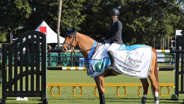 A winning birthday for Sydney Shulman and Azilis Du Mesnil in the $6,000 Douglas Elliman FEI 1.45m Jumpers