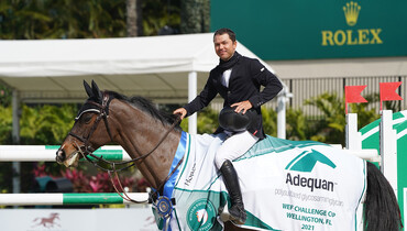Kent Farrington and Austria 2 can’t be caught to win the $37,000 Adequan® WEF Challenge Cup round 3