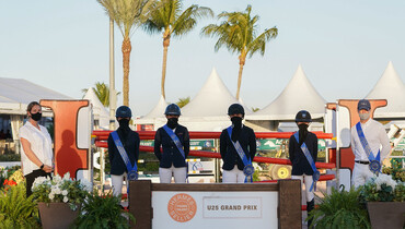 $25,000 Hermès U25 Grand Prix series team event welcomes win for Mendoza, Moffitt, Debney and Mytilineou