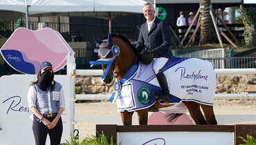 Jim Ifko and Un Diamant Des Forets fly high in the $37,000 Restylane 1.45m qualifier CSI2*