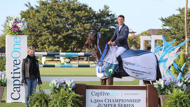 Harley stays hot, taking top honors in the $37,000 CaptiveOne Advisors 1.50m Classic CSI3*