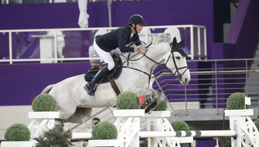 Kevin Staut and Tolede de Mescam Harcour win Friday's feature class at CHI Al Shaqab