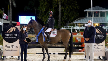 Canada’s Amy Millar and Christiano top $5,000 Premier Equestrian Welcome Stake CSIO4* night class